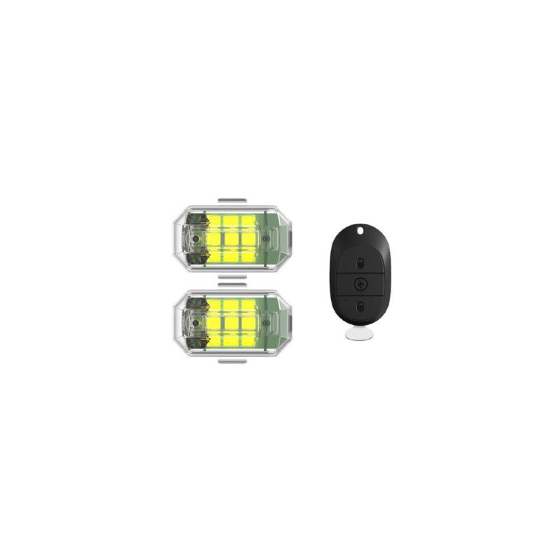 Water-proof Strobe Light with Remote Controller (2pcs) (vč Aku) - 1 Water-proof Strobe Light with Remote Controller (2pcs) (vč Aku) - 1