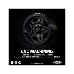 1.9 Aluminium CNC 5 Spoke Beadlock Rim, 2ks - 5