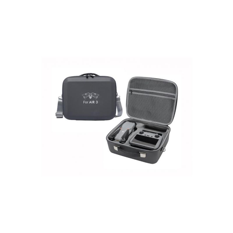 DJI Air 3S / Air 3 - Gray PU Shoulder Case - 1 DJI Air 3S / Air 3 - Gray PU Shoulder Case - 1