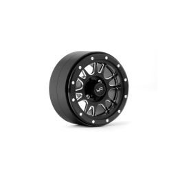 2.2 Aluminum CNC 12 Spoke Beadlock Wheel 2ks, Černé - 1