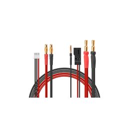 Nabíjecí kabel 3v1 ( 4mm, 5mm, RX konektor ) - 1