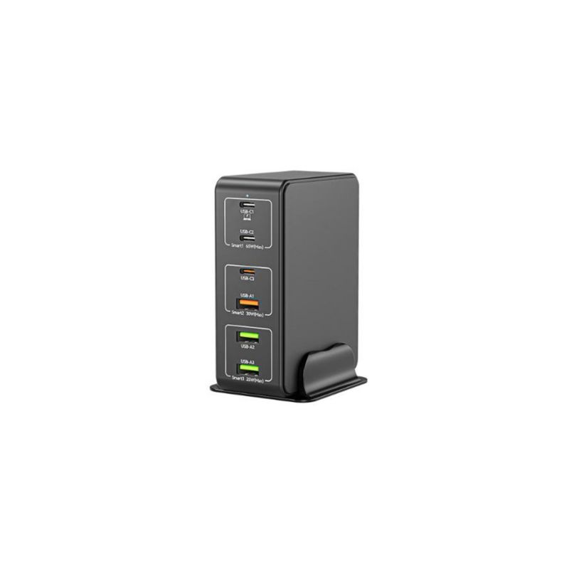 6in1 120W USB-A & USB-C Fast Charger - 1 6in1 120W USB-A & USB-C Fast Charger - 1