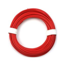 Kabel silikon 0.25mm2 1m (červený) - 2