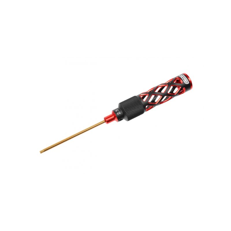 Imbusový šroubovák PRO Tool - tvrzený dřík - odlehčená hliníková rukojeť - Hex 2.5 mm - 1
