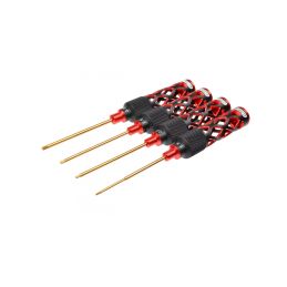 Imbusový šroubovák PRO Tool - tvrzený dřík - odlehčená hliníková rukojeť - Hex 2.5 mm - 3