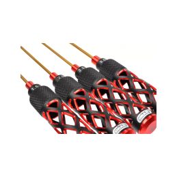 Imbusový šroubovák PRO Tool - tvrzený dřík - odlehčená hliníková rukojeť - Hex 2.5 mm - 4