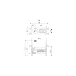 SB-3292SG BRUSHLESS HiVOLT Digitální servo (55kg-0,055s/60°) - 6