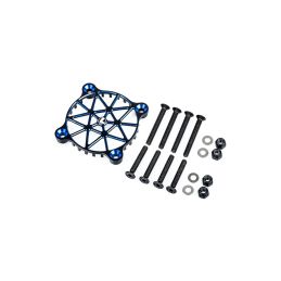 Hliníková ochranná mřížka V2 pro 40mm ventilátor včetně montážního materiálu - 1