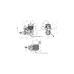 NGH GT9-PRO Dvoutaktní benzinový motor - 5