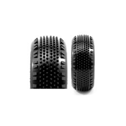 STINGER V4 BUGGY A2 (SOFT) nalepené pneumatiky, bílé disky, 2 ks. - 3