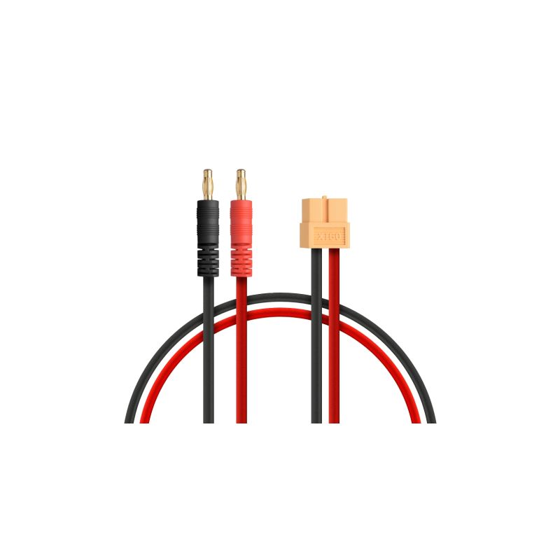 XT60 Napájecí kabel 50cm se 4mm banánky - 1 XT60 Napájecí kabel 50cm se 4mm banánky - 1