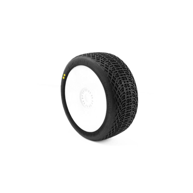 I-BARRS V3 BUGGY S2 (SOFT) nalepené pneumatiky, bílé disky, 2 ks. - 1 I-BARRS V3 BUGGY S2 (SOFT) nalepené pneumatiky, bílé disky, 2 ks. - 1