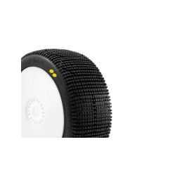 TRIGON V3 BUGGY S2 (SOFT) nalepené pneumatiky, bílé disky, 2 ks. - 2 TRIGON V3 BUGGY S2 (SOFT) nalepené pneumatiky, bílé disky, 2 ks. - 2