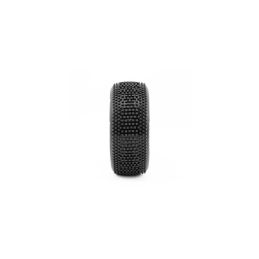 HOT DICES V2 BUGGY S1 (SUPER SOFT) nalepené pneumatiky, bílé disky, 2 ks. - 3