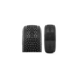 HOT DICES V2 BUGGY S1 (SUPER SOFT) nalepené pneumatiky, bílé disky, 2 ks. - 4