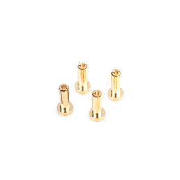 4mm/G4 Gold Works Team/zlaté konektory, 14mm, 4ks. - 1