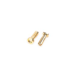 4mm/G4 Gold Works Team/zlaté konektory, 14mm, 4ks. - 2