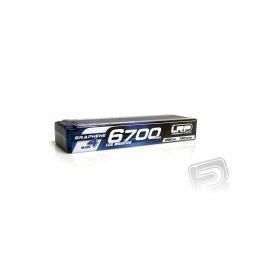 HV LCG Modified GRAPHENE-4 6700mAh Hardcase Akku - 7.6V LiPo - 120C/60C - 1