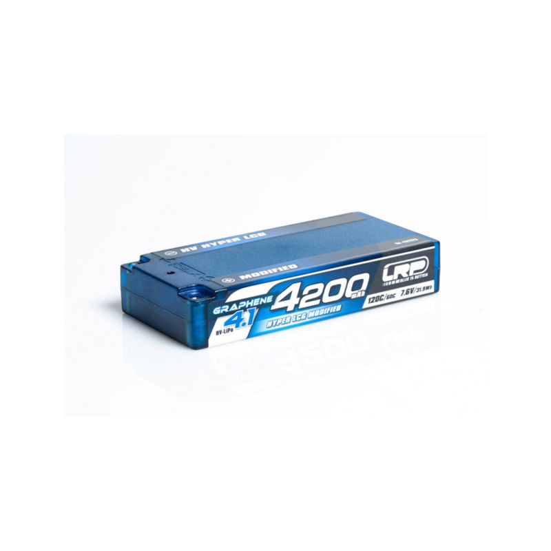 HV Ultra LCG Modified Shorty GRAPHENE-4.1 4200mAh Hardcase Akku - 7.6V LiPo - 120C/60C - 1 HV Ultra LCG Modified Shorty GRAPHENE-4.1 4200mAh Hardcase Akku - 7.6V LiPo - 120C/60C - 1