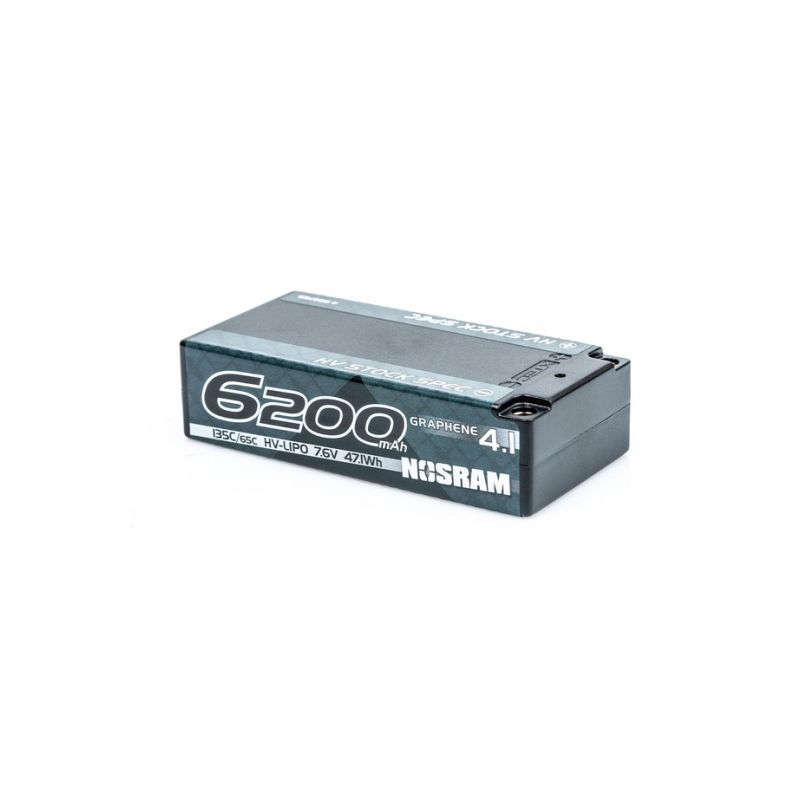 HV Stock Spec Shorty GRAPHENE-4.1 6200mAh Hardcase Akku - 7.6V LiPo - 135C/65C - 1
