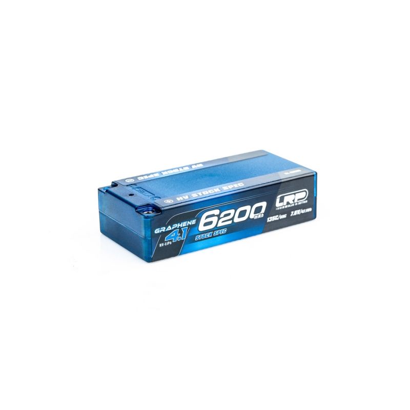 HV Stock Spec Shorty GRAPHENE-4.1 6200mAh Hardcase Akku - 7.6V LiPo - 135C/65C - 1 HV Stock Spec Shorty GRAPHENE-4.1 6200mAh Hardcase Akku - 7.6V LiPo - 135C/65C - 1