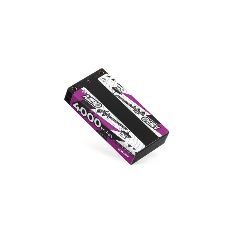 MIBO Drift King Purple Shorty 4000mAh 7.6V 2S 130C/260C HV LiPo (4mm, 147g) - 1
