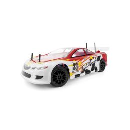 HiMOTO 1:10 Onroad NASCADA Brushless 2,4 GHz RTR set, červená - 1
