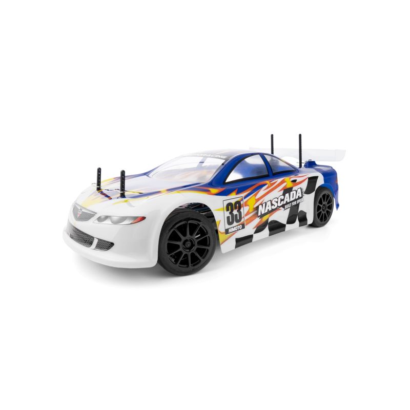 HiMOTO 1:10 Onroad NASCADA 2,4 GHz RTR set, modrá - 1