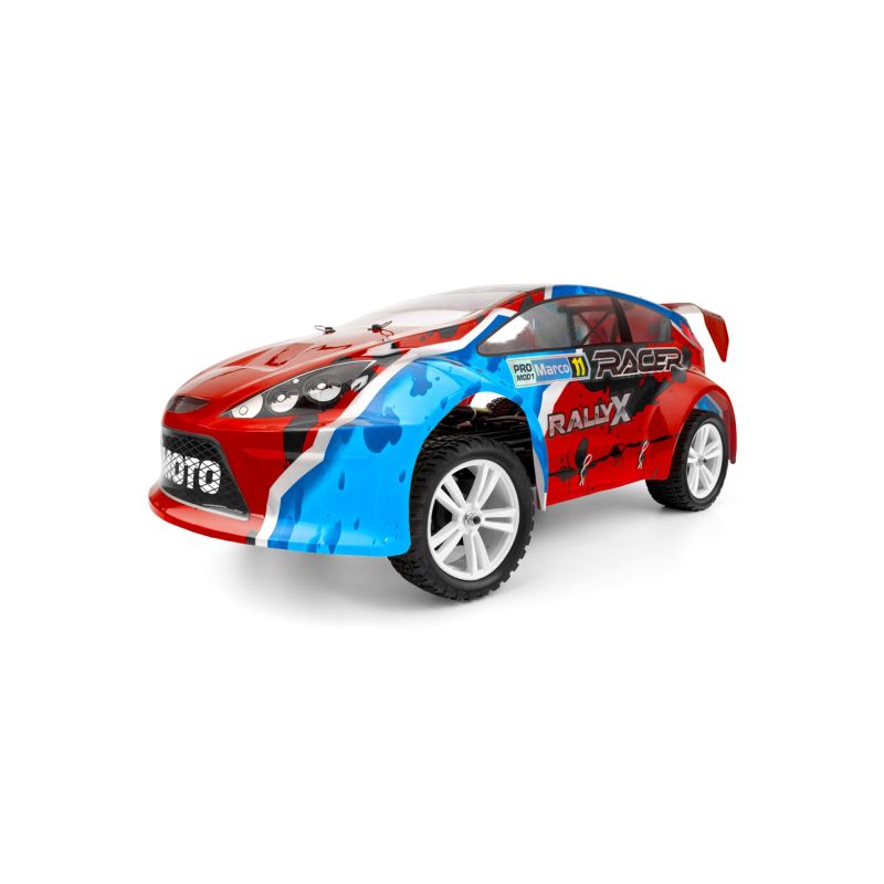 HiMOTO 1:10 Rally X Brushless 2,4 GHz RTR set, červená - 1
