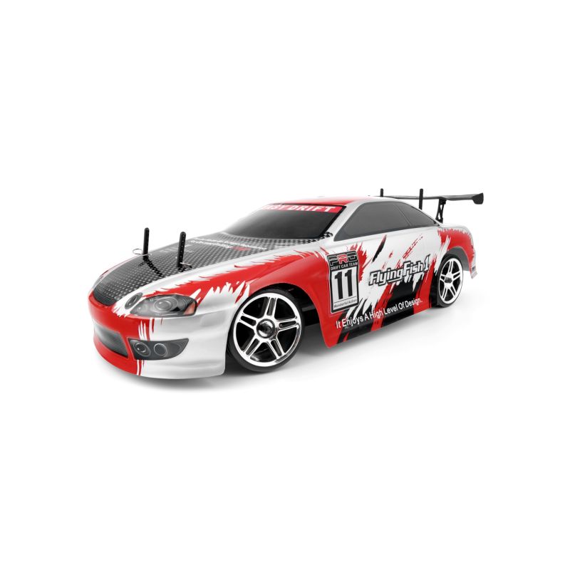 HiMOTO 1:10 Drift TC 2,4 GHz RTR set, červená - 1 HiMOTO 1:10 Drift TC 2,4 GHz RTR set, červená - 1