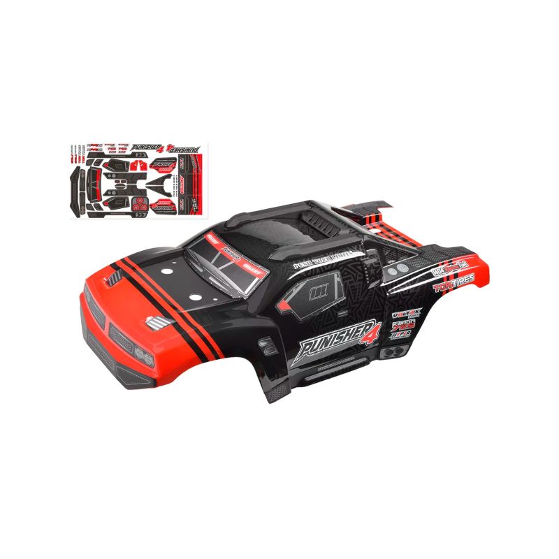 Lakovaná karoserie Punisher4 - červená - 1