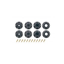 MT-UPHILL SOFT 1/10, 12mm, 14mm a 17mm odnímatelný hex, Černé disky, 2 ks - 2