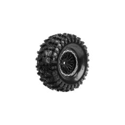 CR-ENDURO 1.9 - Kompletní kola s černými disky, 2 ks - 1