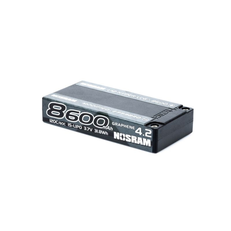 NOSRAM 1/12 Hyper LCG Modified GRAPHENE-4.2 8600mAh Hardcase akumulátor - 3.7V - 120C/60C - 1