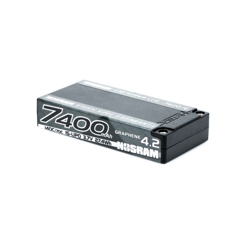NOSRAM 1/12 Hyper LCG StockSpec GRAPHENE-4.2 7400mAh Hardcase akumulátor - 3.7V - 140C/70C - 1