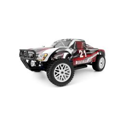 HiMOTO 1:10 Short Course Truck Brushless 2,4 GHz RTR set, červená - 1