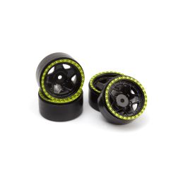 CL-5 Beadlock disky 1.2in (zelené/4 ks) - 1