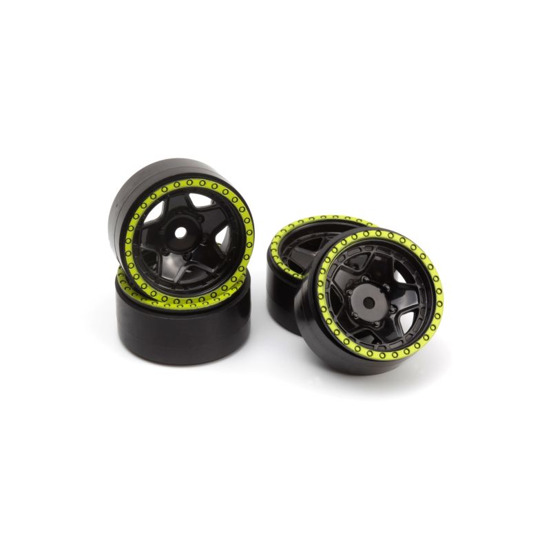 CL-5 Beadlock disky 1.2in (zelené/4 ks) - 1