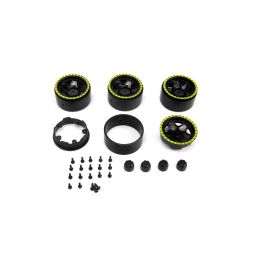 CL-5 Beadlock disky 1.2in (zelené/4 ks) - 2