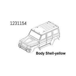 1231154 - PC Body WOLF yellow CR4.4 - 1