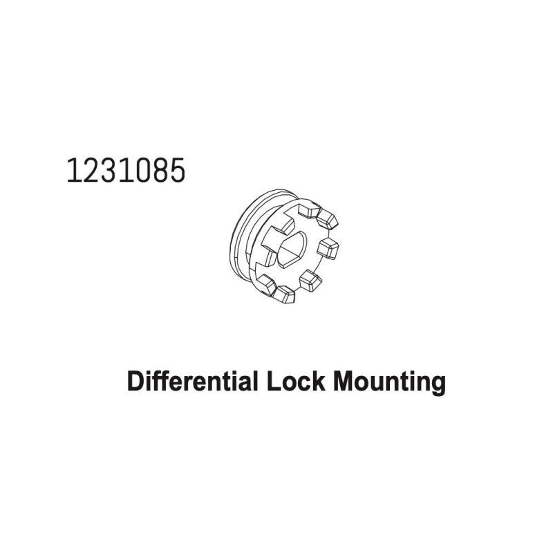 1231085 - Differential Lock Mount CR4.4 - 1 1231085 - Differential Lock Mount CR4.4 - 1
