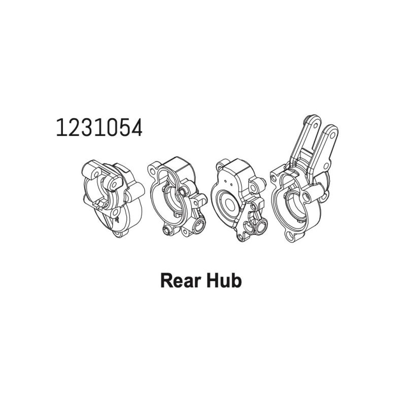 1231054 - Rear Shaft Housing CR4.4 - 1 1231054 - Rear Shaft Housing CR4.4 - 1