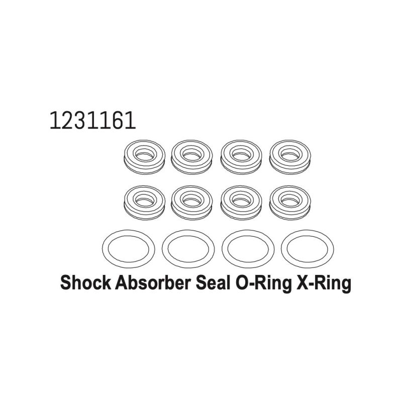 1231161 - Shock O-Ring Set CR4.4 - 1 1231161 - Shock O-Ring Set CR4.4 - 1