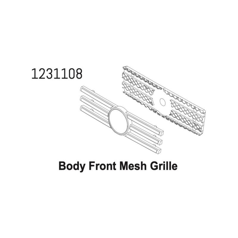 1231108 - Front Grille CR4.4 - 1 1231108 - Front Grille CR4.4 - 1