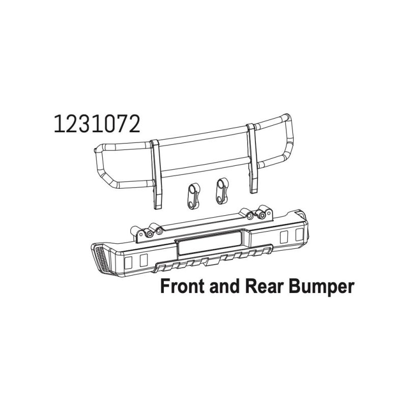 1231072 - Front & Rear Bumper CR4.4 - 1 1231072 - Front & Rear Bumper CR4.4 - 1