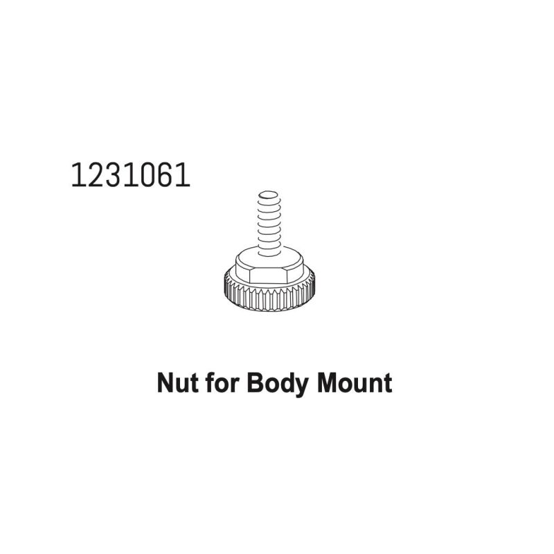 1231061 - Nut for Body Mount CR4.4 - 1 1231061 - Nut for Body Mount CR4.4 - 1