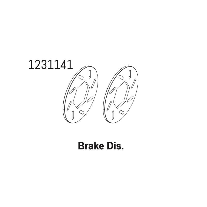 1231141 - Brake Disc CR4.4 (2) - 1 1231141 - Brake Disc CR4.4 (2) - 1
