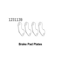 1231139 - Brake Pads Plate CR4.4 (4) - 1