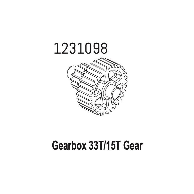 1231098 - Metal Gear 33T/15T-M0.6 CR4.4 - 1 1231098 - Metal Gear 33T/15T-M0.6 CR4.4 - 1