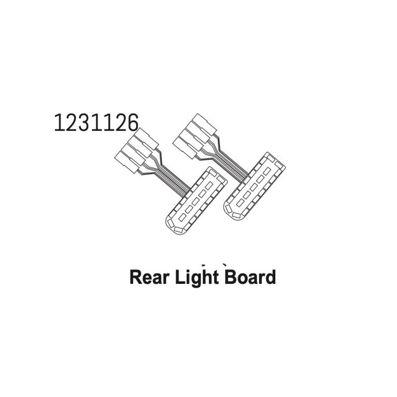 1231126 - Rear Light Board CR4.4 (2) - 1 1231126 - Rear Light Board CR4.4 (2) - 1